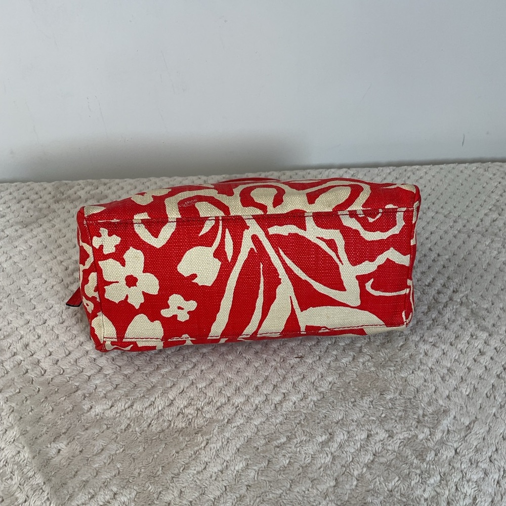 Kate Spade Red Flower Handbag - Picture 6 of 13